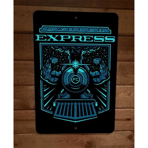 Polar Swoler Express Gym Christmas Xmas 8x12 Metal Wall Sign Poster‎